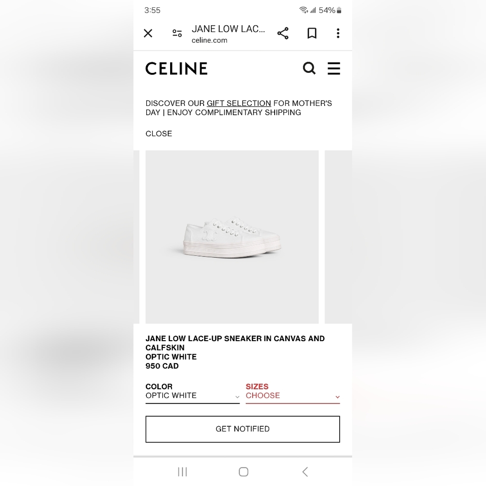 BNWT Celine Sneakers - Picture 9 of 9